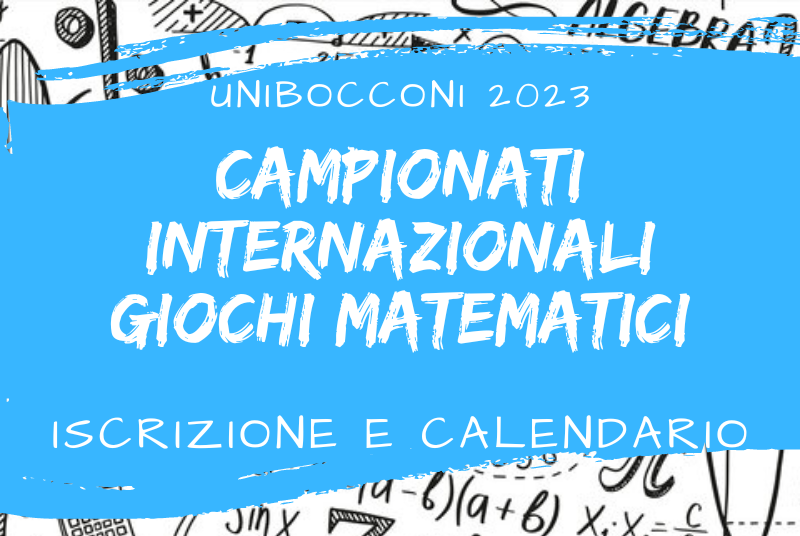 Adesione ai Campionati JUNIOR di Giochi Matematici 2023