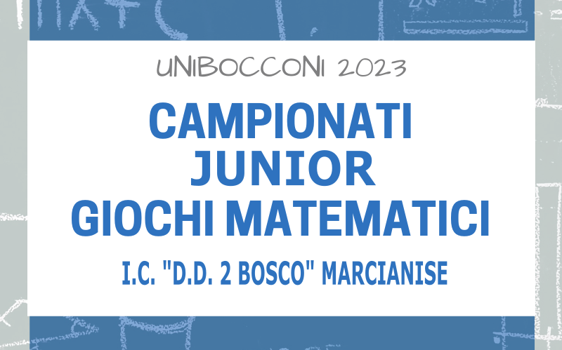 ALUNNI AMMESSI ALLA FINALE NAZIONALE DEI CAMPIONATI JUNIOR DEI GIOCHI MATEMATICI PRISTEM-BOCCONI