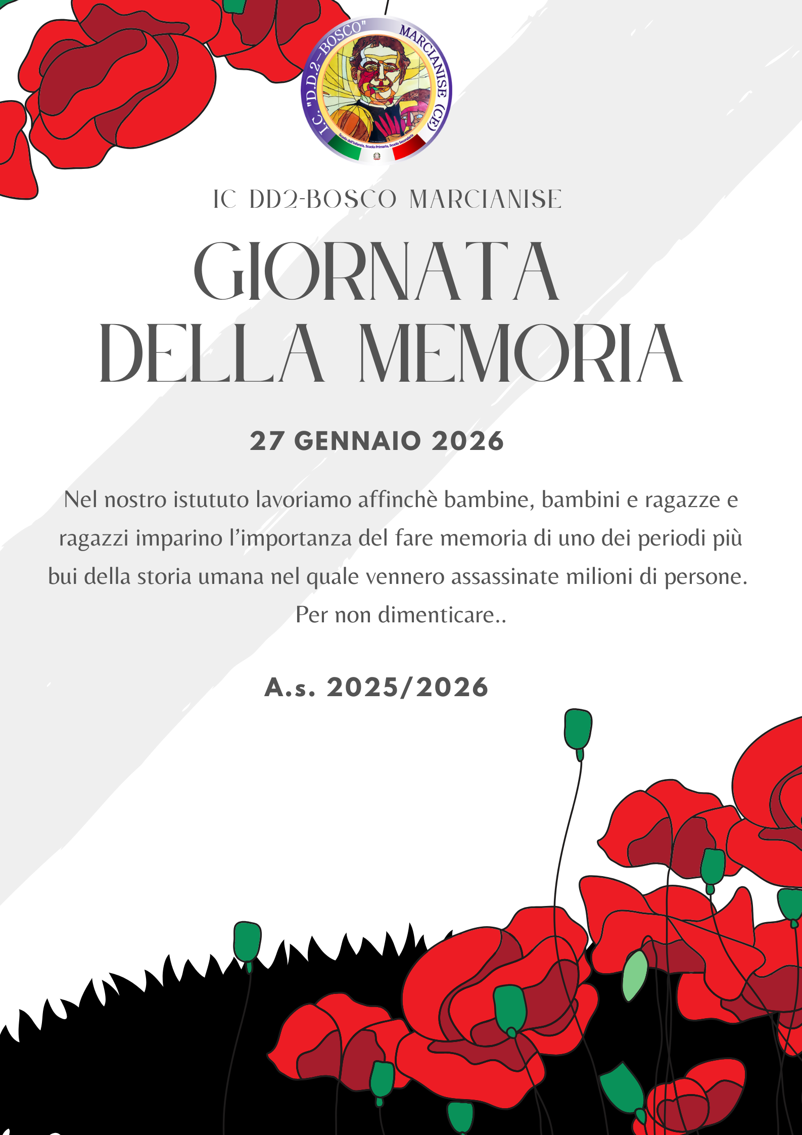 Giorno della Memoria 27 Gennaio 2026 – I.C. "D.D. 2 BOSCO" MARCIANISE